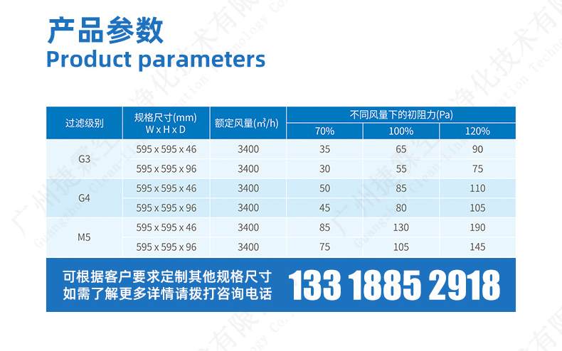 子母架板式過濾器 子母架板式過濾器